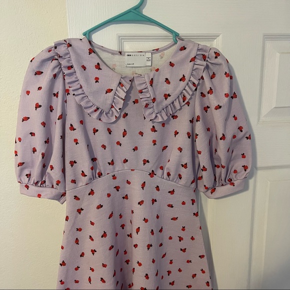 ASOS DESIGN mini skater lilac dress - Picture 7 of 13